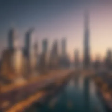 Dubai Real Estate Market Modern Dubai skyline showcasing the real estate market