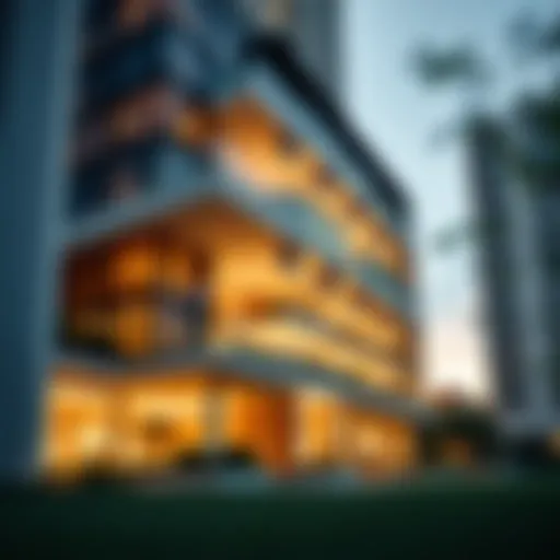 Architectural view of Park Gate Residence Tower B showcasing its modern design