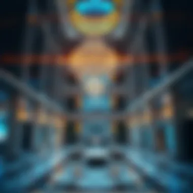 Captivating Interior Design of the Atrium Building Interior design features highlighting the atrium space