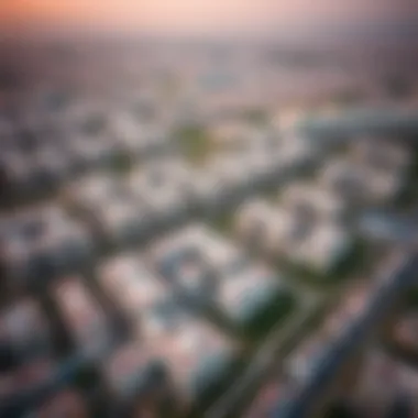 Residential Developments in Barakat Nad Al Hamar Aerial view of Barakat Nad Al Hamar's residential development sites