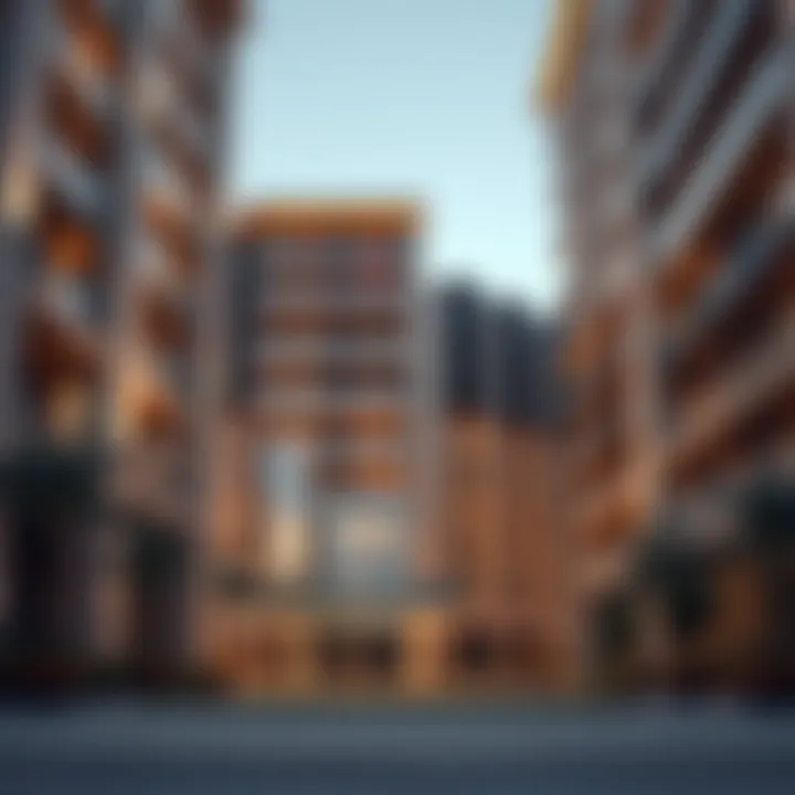 Luxurious Residential Building in Dubai Luxurious residential building in Dubai showcasing modern architecture