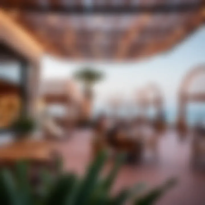 Vibrant community spaces and leisure areas on Bluewaters Island