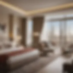 Luxurious hotel room in Dubai