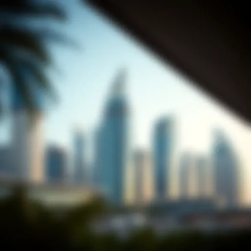 Luxury skyline of Central Dubai showcasing modern architecture