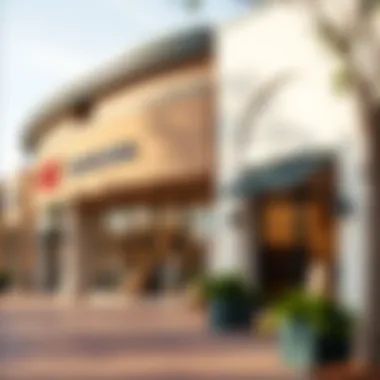 Stylish storefronts at Circle Mall