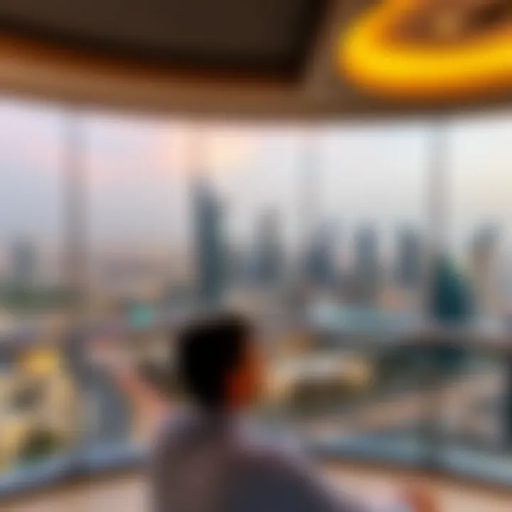 Breathtaking skyline view from the Iridium Building illustrating Dubai's dynamic real estate.
