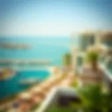 Panoramic view of Reem Island showcasing residential areas