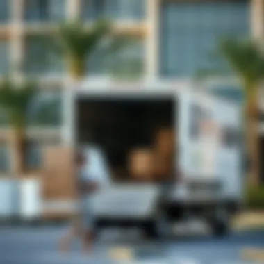 Diverse Moving Services on Reem Island Visual representation of available moving services