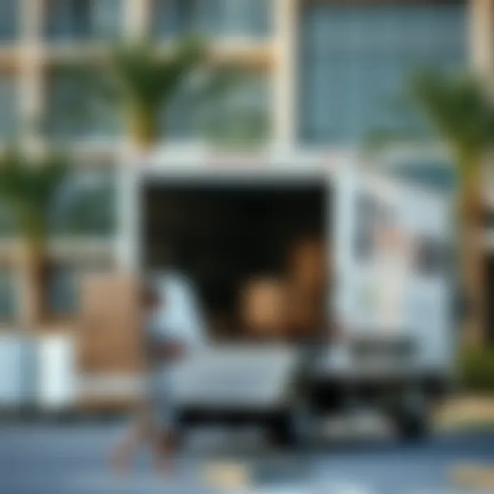 Diverse Moving Services on Reem Island Visual representation of available moving services
