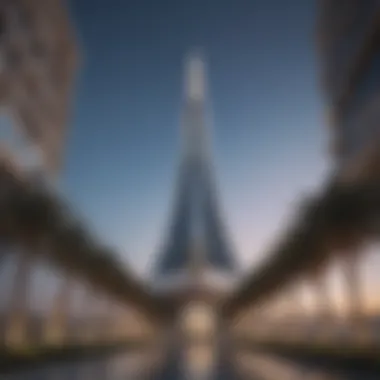 Architectural Masterpiece of Concorde Tower Stunning architecture of Concorde Tower in Dubai