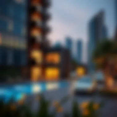 Bustling real estate market with diverse properties