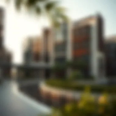 Modern architectural design of residential buildings in Cove Creek Harbour