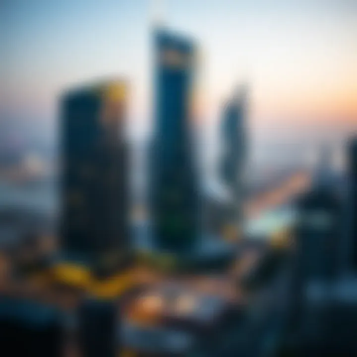 Infographic detailing investment potential of DEC Tower