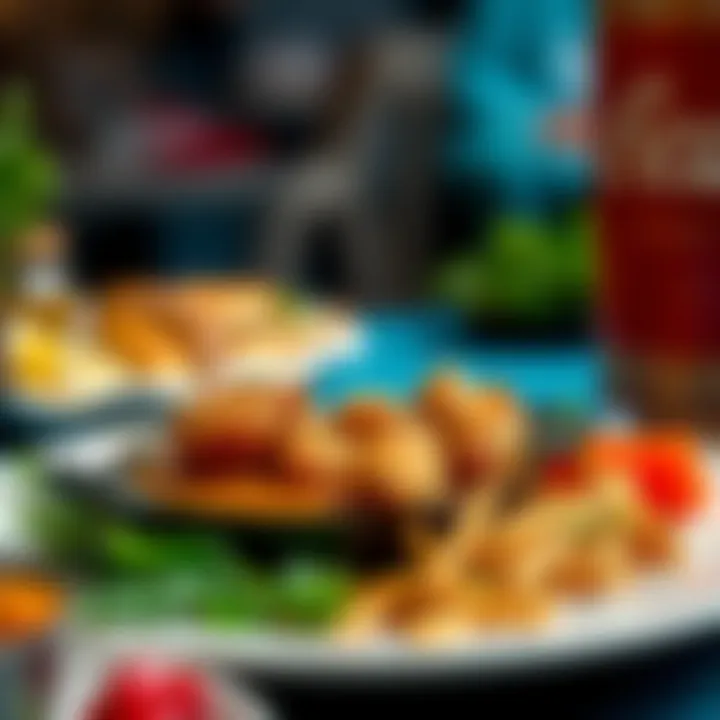 Artistic Presentation of Emirati Cuisine Traditional Emirati dish presented artistically