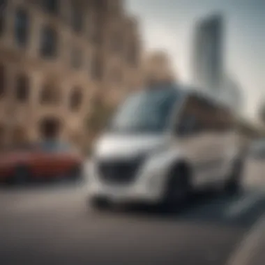 Ekar Vehicles Transforming Urban Mobility Ekar vehicles parked in a popular location in Dubai
