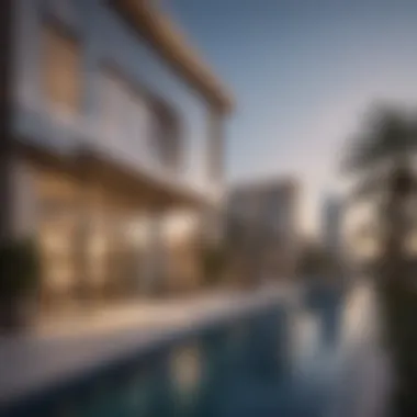 Exploring Real Estate Opportunities in Dubai An elegant real estate office with a vibrant display of property listings