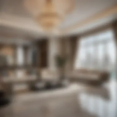 Luxury Living in Dubai Luxurious apartment interior reflecting expatriate lifestyle