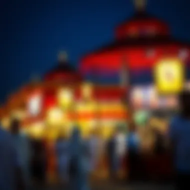 Vibrant cultural festival in Dubai featuring traditional music and dance performances