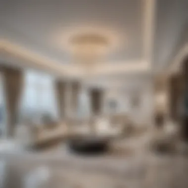 Interior Design Illustrating Modern Elegance Interior design of a residence in Address Sky View, illustrating modern elegance