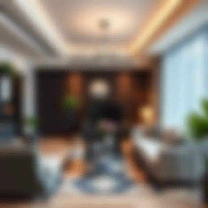 Cozy living room in a budget-friendly apartment