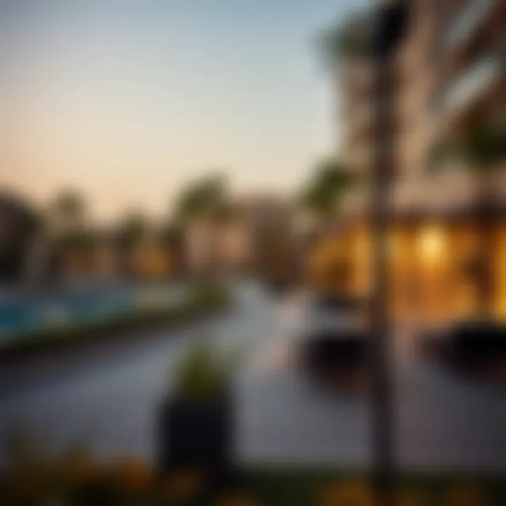 Community amenities surrounding Al Jawhara Residences, highlighting leisure facilities