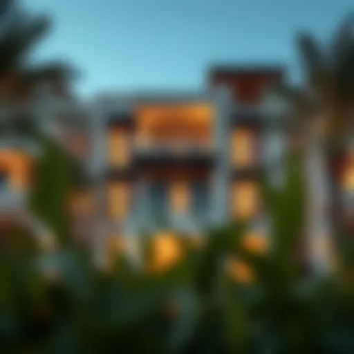 Elegant exterior view of Al Jawhara Residences showcasing modern design