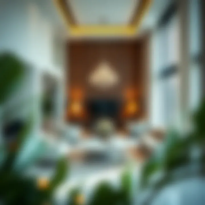 Luxurious interior of a living space in Al Jawhara Residences