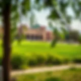 Scenic view of Al Jazer Dam Park showcasing lush greenery