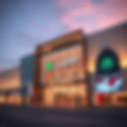 Exterior view of Al-Sufouh Mall showcasing its modern architecture