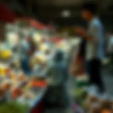 Local Market in الرشاد Vibrant local market scene in الرشاد, highlighting community engagement