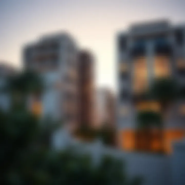 Residential Buildings in الرشاد Modern residential buildings in الرشاد reflecting real estate trends