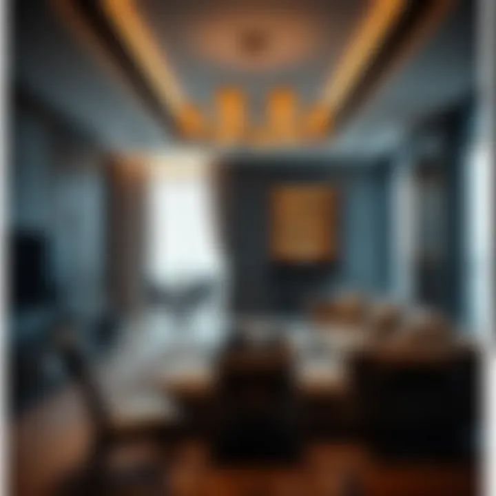 Sophisticated Interior Design of Ansar Units Interior design of a residential unit in Ansar Building