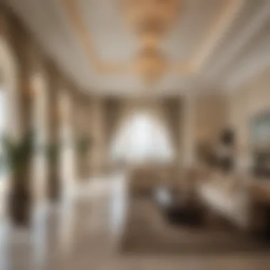 Elegant Interior Design Elegant interior design of a Dubai villa