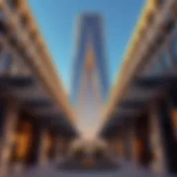 Stunning architectural design of Boulevard Plaza showcasing its unique structure