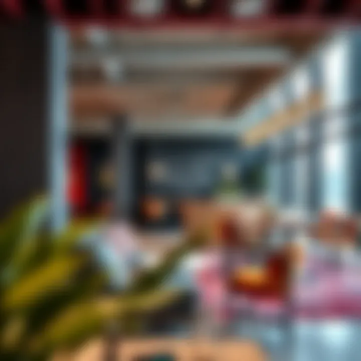 Modern coworking space with stylish decor in Dubai Marina