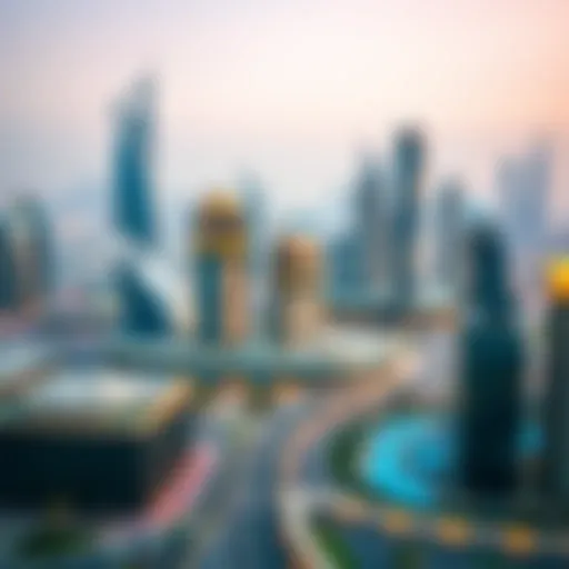 Panoramic view of Dubai's skyline showcasing iconic real estate developments