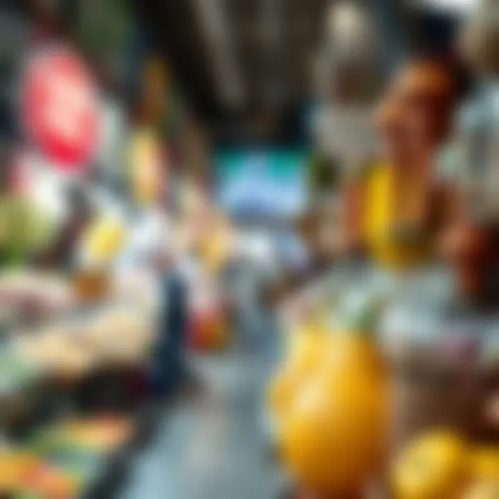 Diverse Offerings at Deira Market The colorful and diverse goods available in Deira Market