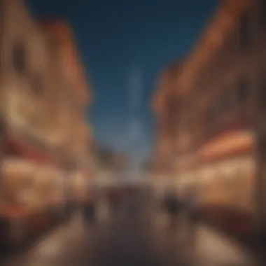 Marketplace Vibrancy in Dubai International City A vibrant marketplace scene reflecting the community's lifestyle.