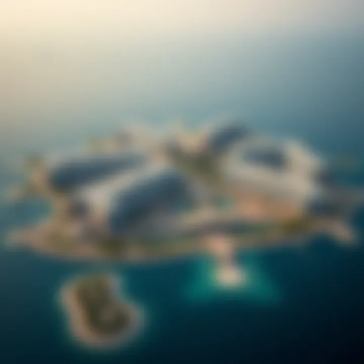 Palm Jumeirah: An Architectural Wonder of Luxury Living The stunning Palm Jumeirah island, showcasing luxury living and architectural ingenuity from above.