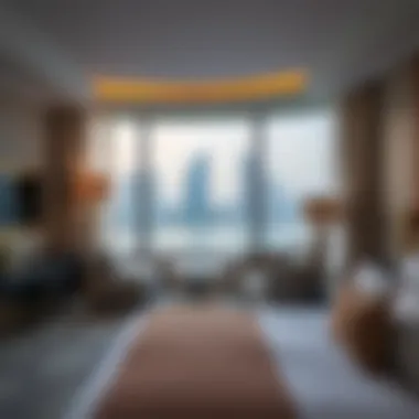 Elegant Guest Room with Scenic Views Spacious guest room with stunning views and elegant decor