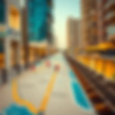 Navigating Schools Around Al Khail Gate A map indicating various school locations around Al Khail Gate for easy navigation.