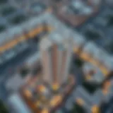 Aerial View of Eleve Deyaar Aerial view of Eleve Deyaar showcasing modern architecture in Dubai