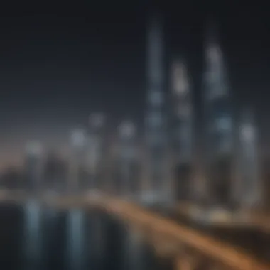 Luxurious Skyline of Dubai's Elite Towers Luxurious skyline view of Dubai's elite towers