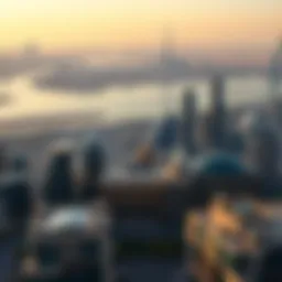 Aerial view of Dubai's skyline highlighting luxury real estate