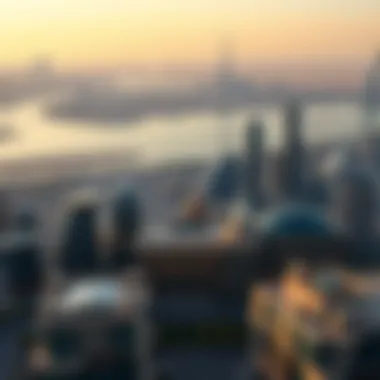 Aerial view of Dubai's skyline highlighting luxury real estate