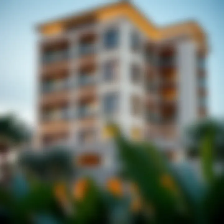 Luxury Living: Residential Properties in Freehold Areas An elegant residential building in a vibrant freehold neighborhood