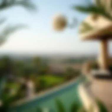 Stunning Garden Views in Dubai Villas Expansive garden view from a villa in Dubai