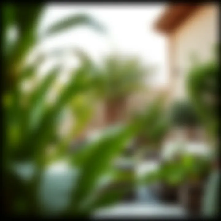 Serene Outdoor Spaces in Dubai Villas Tranquil outdoor space featuring lush greenery