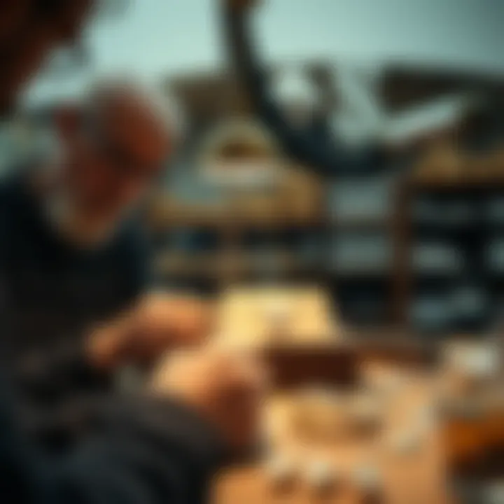 Crafting Unique Jewelry Designs An intricate design process of custom jewelry at a workshop