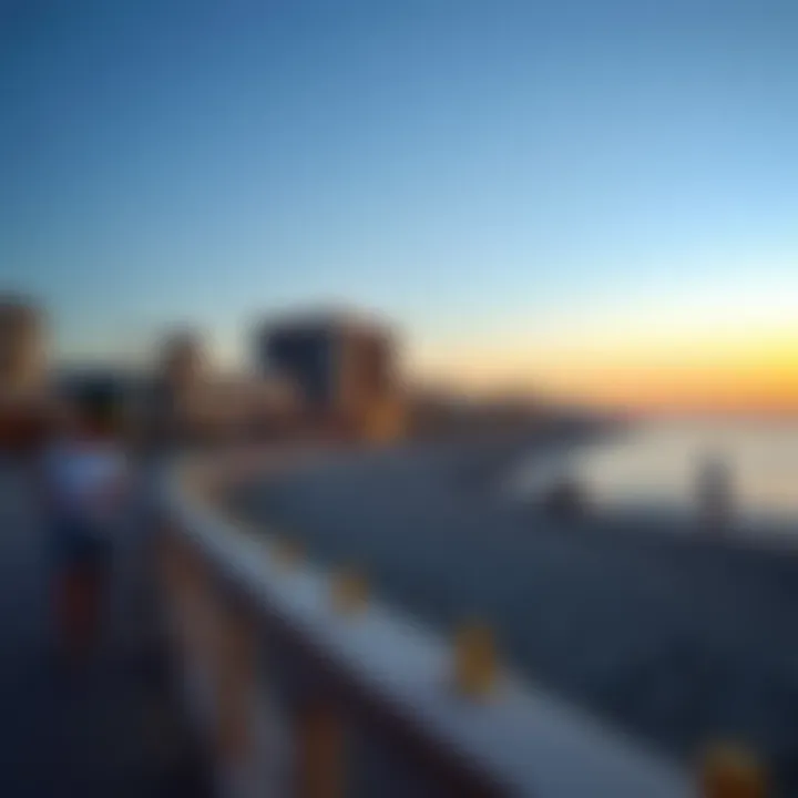 Tourism Impact on Coastal Real Estate Vibrant tourism scene at Dubai's coastline